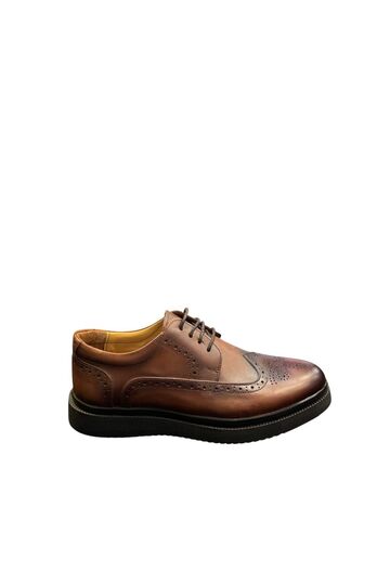 Genuine Leather Tan Men's Classic Shoes