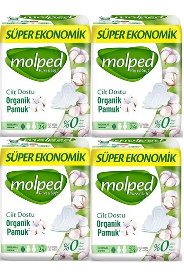 Pure & Soft Normal Super Economy Pad 24 Pieces x 4