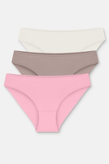 3-Pack Cotton Basic Regular Waist Briefs