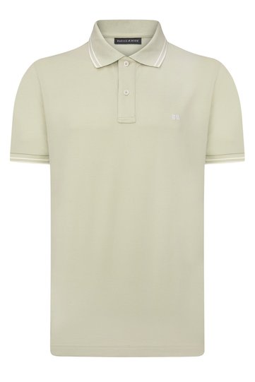 Men's Green Polo Collar, Cool, Quick Dry, Cotton, Non-Curling Collar