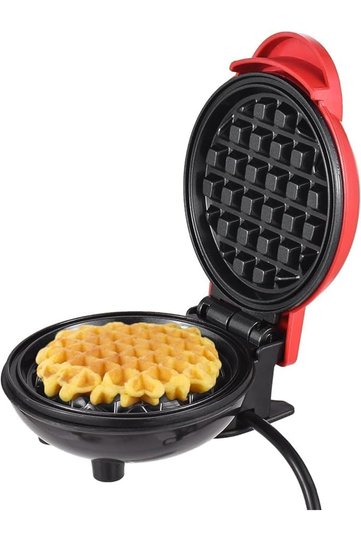Mini Electric Grill & Waffle Maker – Portable Non-Stick Griddle for Sandwiches, Eggs, Waffl
