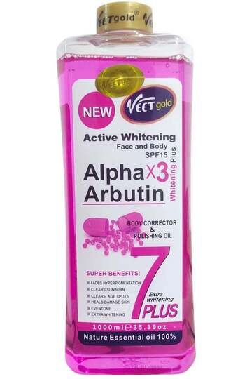 Alpha X3 Arbutin Active Whitening Face And Body Oil 500ml