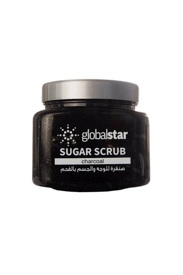 Global Star Charcoal Sugar Scrub - 600ml