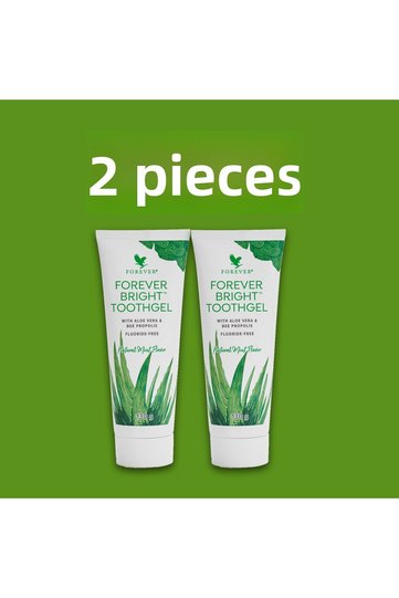 Bright Toothgel Toothpaste with Aloe Vera - 2 Pieces