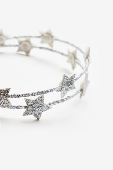 Silver Little Star Girl's Crown