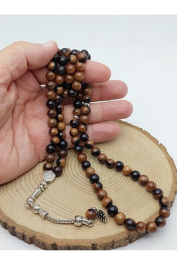 Ebony Wood 99 Prayer Beads 8mm (56540)