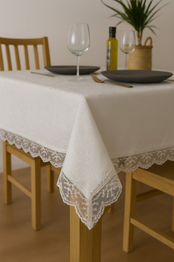Stain-Proof Care-Free Tablecloth for 8-12 People
