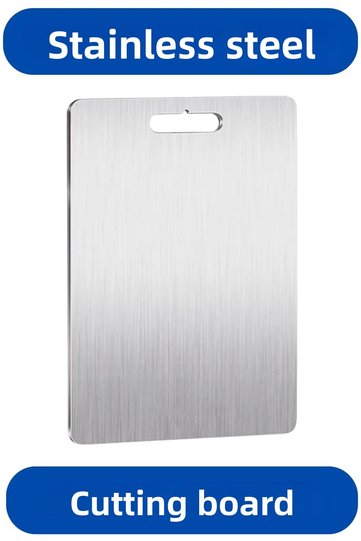 Dmr Life Stainless Steel Cutting Board, Antibacterial, 304 Quality. Healthy Cutting Board