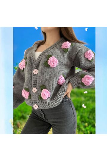 Hand Knitted Women's Jacket