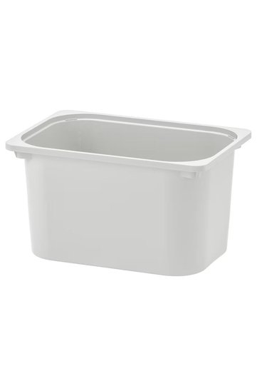 Gray Children's Room Storage Box 42X30X23 cm