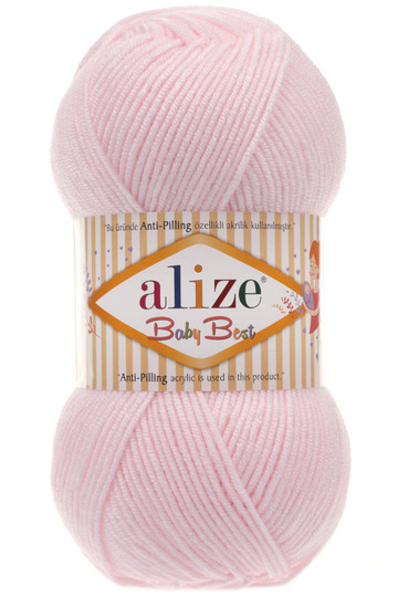 Baby Best 184 Powder Pink 10% Bamboo - 90% Acrylic (anti-pilling Acrylic) / 100 Gr - 240 M