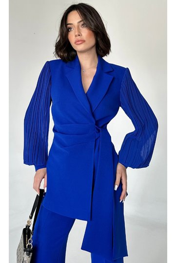 Chiffon Sleeve Two-Piece Set
