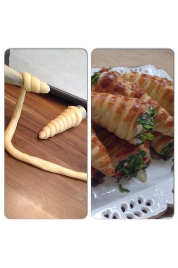 Stainless Steel Cornet Mold Set of 6 Sweet and Savory Dough Shaping Roller Mold 11 cm