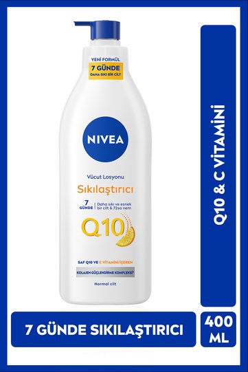 Q10 7-Day Firming Body Lotion 400 Ml, Vitamin C, Large Size