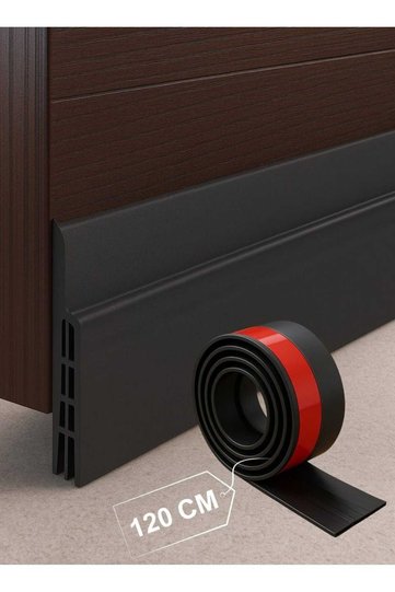 Door stopper, 120 cm long, below the door seal, cuttable, long size, bottom door stopper for dust and