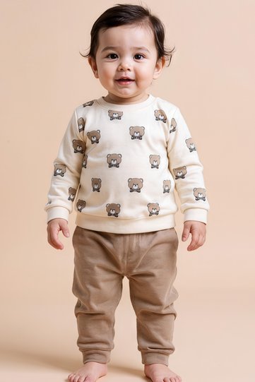 100% cotton 2-piece baby set