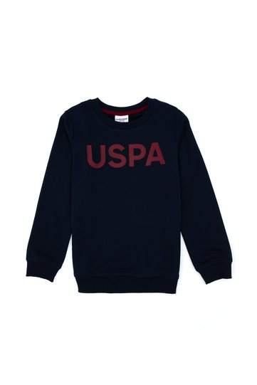 Boys' Navy Blue Basic Crew Neck Sweatshirt 50307801-VR033