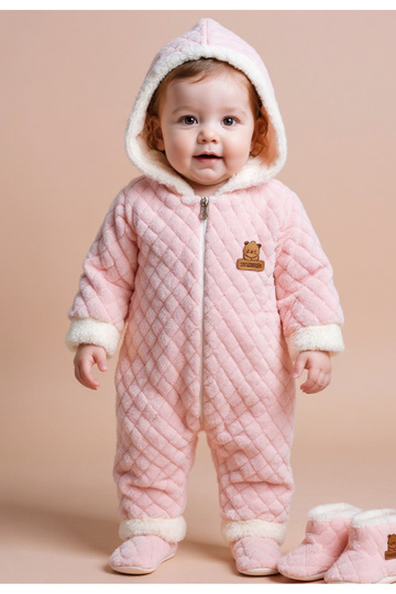 Wellsoft Panduflu Winter 2-Piece Jumpsuit Baby Set