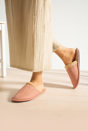 Unisex Comfortable Fluffy Home & Garden Slippers – Warm Lined