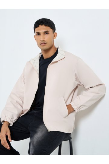 Men Oversized Hooded Windbreaker Jacket