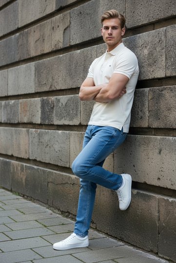 Men's Stretch Fabric Regular Fit Jeans