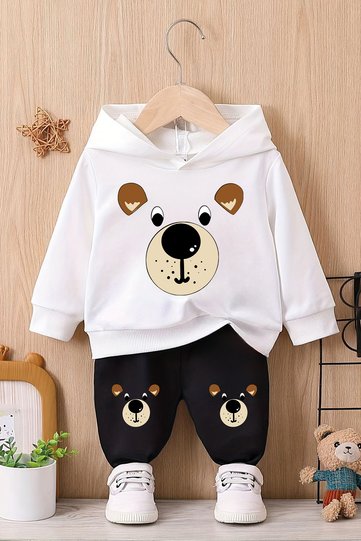 Premium Puppy Printed Bottom Top Baby Set 24314