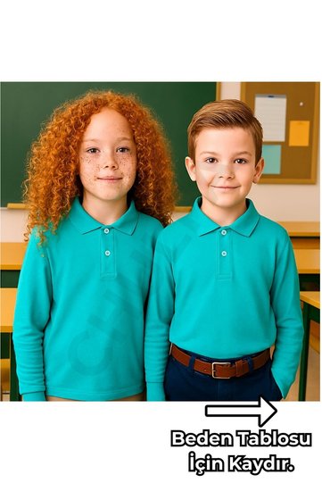 Long Sleeve School Uniform Sweet T-Shirt Unisex 1Pc