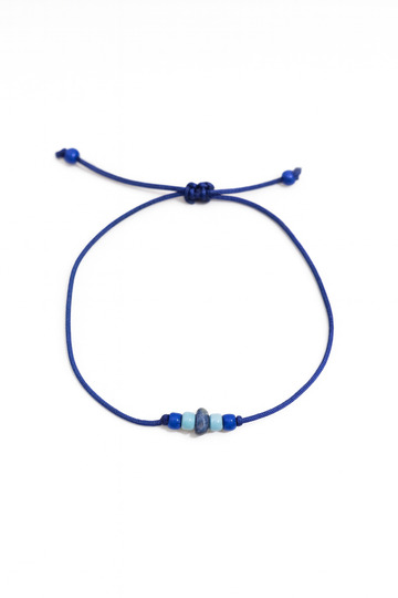 Lapis Lazuli Natural Stone Minimal Bracelet