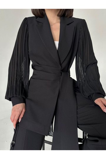 Chiffon Sleeve Two-Piece Set