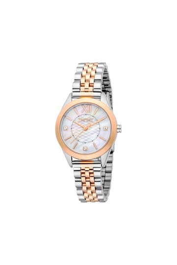 Women's Silver & Rose Gold Watch | Es1l434m1075
