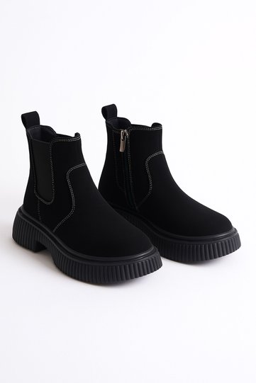 Children's Chelsea Suede Boots – Waterproof Thick-Soled Non-Slip Thermo Winter Casual Boots