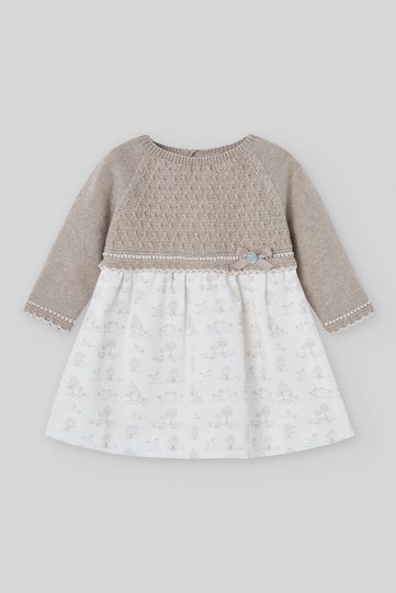 Paz Rodriguez Newborn Brown Dress