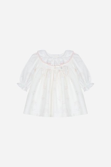 Patachou Newborn White Dress