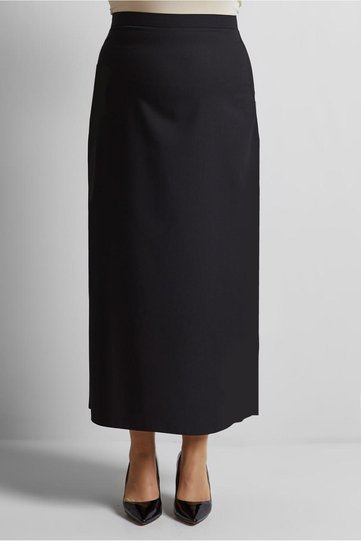 Straight Cut Plus Size Skirt 60677