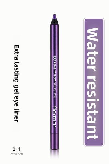 Sparkling Permanent Eye Pencil (PURPLE) - Extreme Tattoo Gel Pencil - 011 Purple Blaze -8682536041188