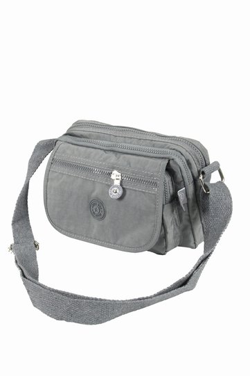215 Kipling Fabric Women's Crossbody Bag Gray
