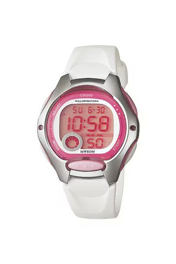 Women's Digital Pink Dial Watch - LW-200-7AVDF