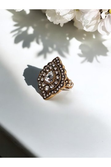 Almond Stone Ring