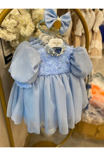 Stone Detail Children's Evening Dress
