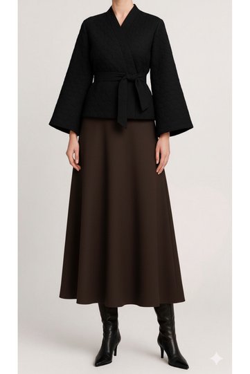 Puff Scuba Skirt