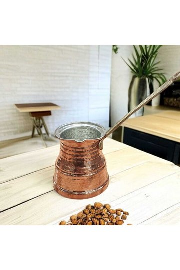 7-Cup Marash Hammered Copper Coffee Pot, Coffee Pot, Coffee Brewing Pot