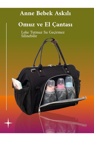Functional Shoulder and Hand Bag with Ultra Large Volume Thermal Compartment and Erasable Fabric