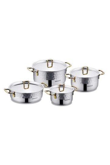 Erna Stainless Steel Cookware Set, 8 Pieces. / A1963-2