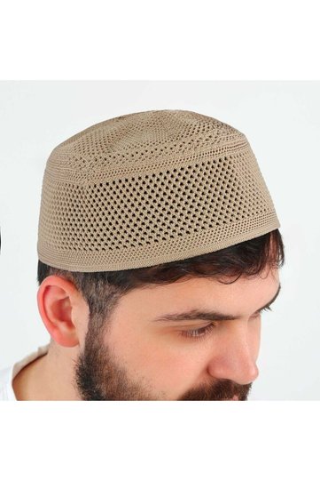 Luxury Nisa Mold Skullcap Beige