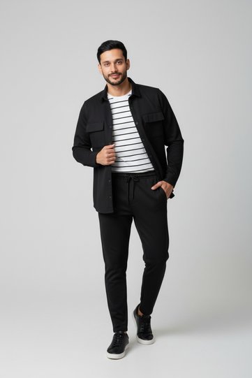 Men's Comfortable Fit (Shirt+Pants) Tracksuit Set