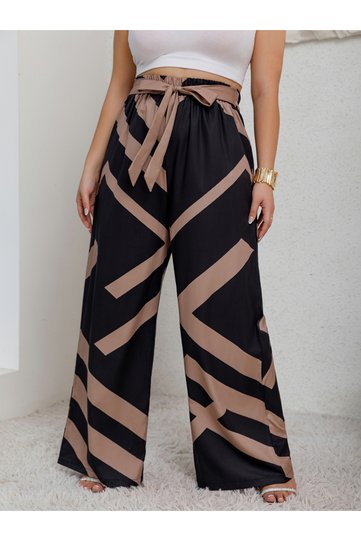 Plus Size Wide Leg Palazzo Pants