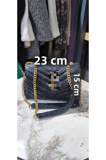 Asel Gold Detailed Leather Stylish Women's Bag