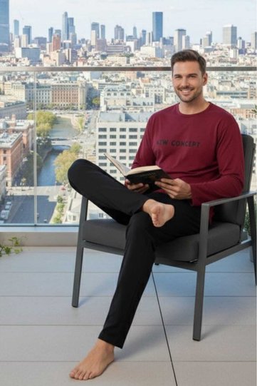 Men's Long Sleeve Pajama Set