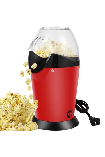 Hot Air Popcorn Maker Machine (1200W, Oil-Free, One-Touch Operation)