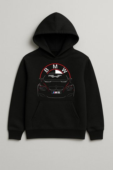 Bmw Printed Unisex Kids Hoodie Sweatshirt